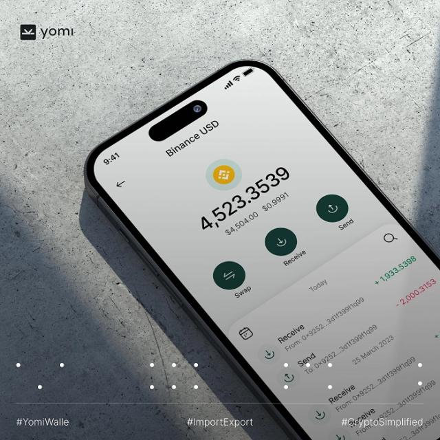 Зображення 2 для кейсу YOMI: Crypto Wallet