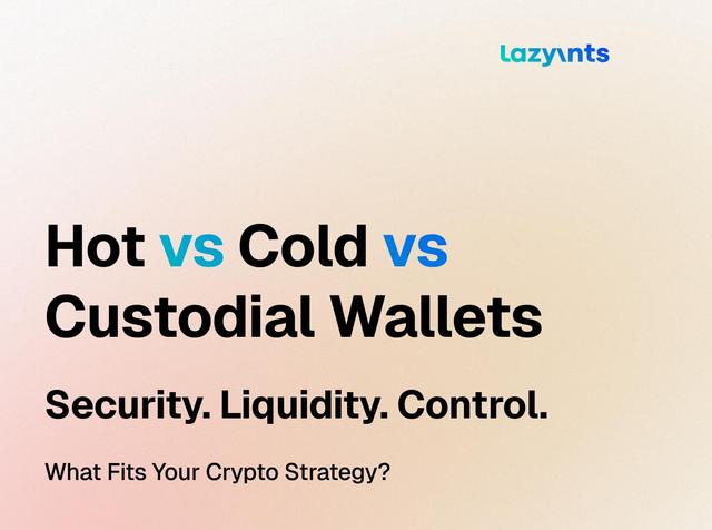 Hot vs Cold vs Custodial Wallets: What Suits Your Crypto Strategy?