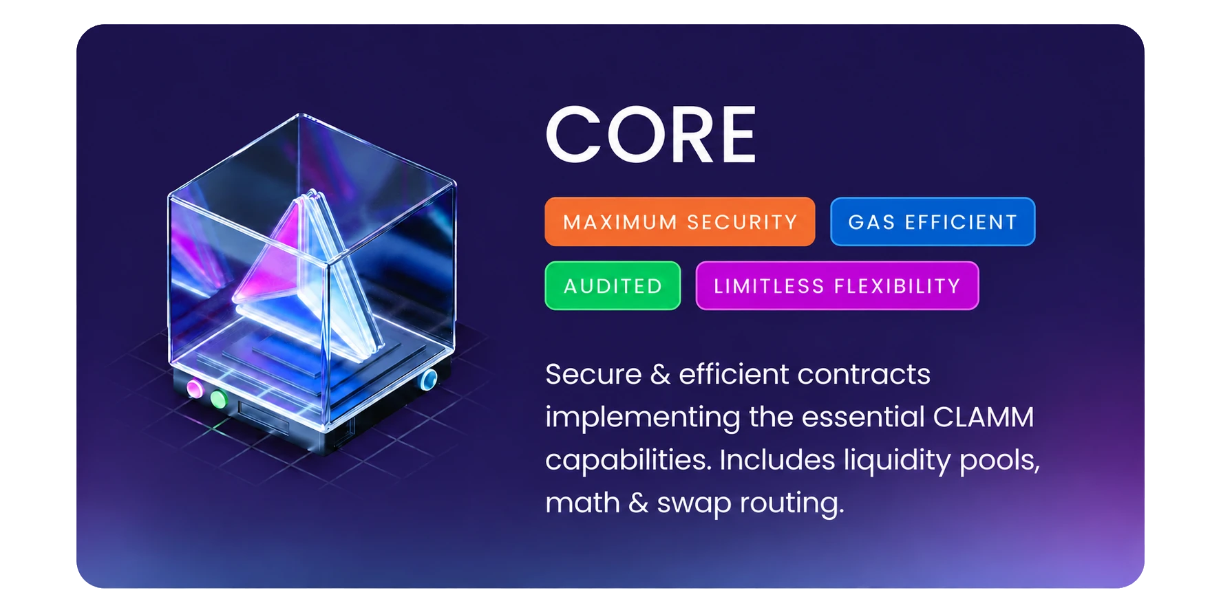 Algebra Core — CLAMM contracts: liquidity pools, math and swap routing
