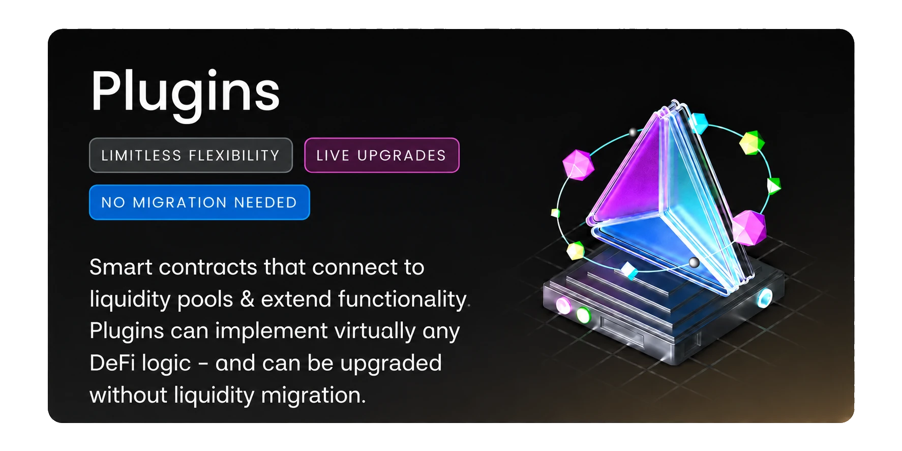 Algebra Plugins — extensible smart contracts, upgradeable without liquidity migration