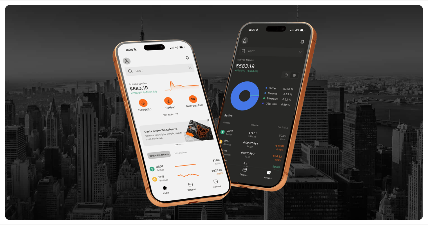 Panther Wallet phone mockup